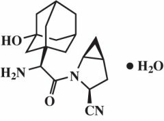 פורמולה מבנית Saxagliptin